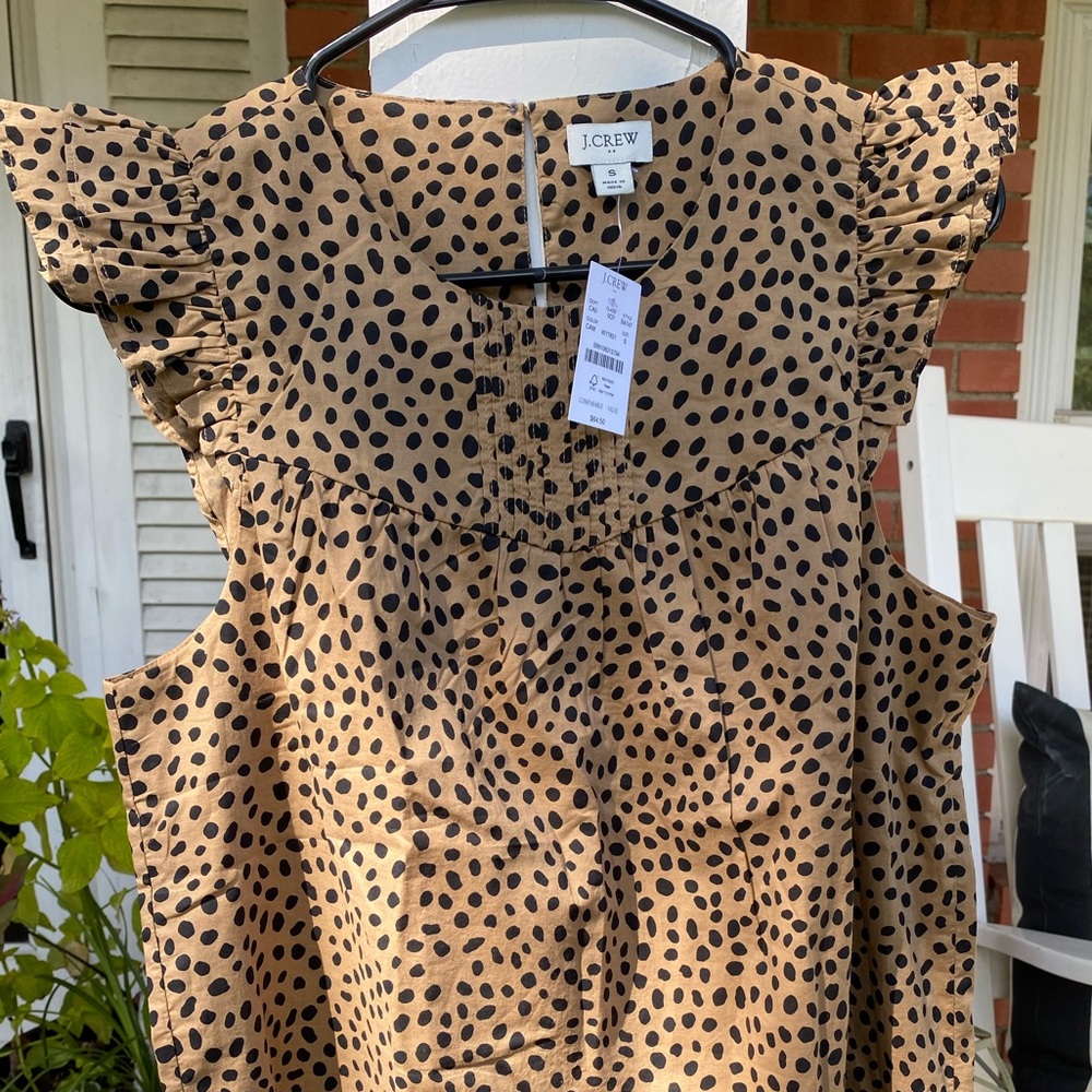 J. Crew Ruffle Top - Picture 2 of 6